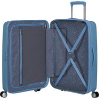 Чемодан-спиннер American Tourister SoundBox Sea Shimmer 67 см