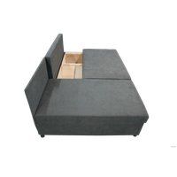 Угловой диван Mio Tesoro Farris 4УС+0Пд (шенилл, Evento Carbon Black)