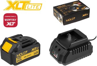 Аккумулятор с зарядным устройством Molot XLT Lite (18В/4 Ah +18В)
