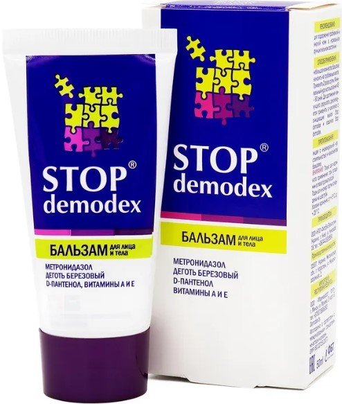 

Stop Demodex Бальзам для лица При демодекозе и акне для лица и тела 50 мл