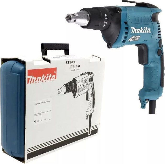 

Шуруповерт для гипсокартона Makita FS4000K (с кейсом)