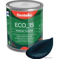 Краска Finntella Eco 15 Ukonilma F-10-1-1-FL008 0.9 л (темно-сине-зеленый)