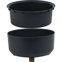 Кашпо La Decoro Грация прайм КШ-4292 (2.25 л, антрацит)