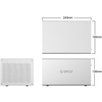 Бокс для накопителей 2.5" и 3.5" Orico WS500U3-SV