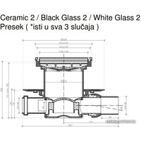 Трап/канал Pestan Confluo Standard Black Glass 2