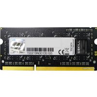 Оперативная память G.Skill 8GB DDR3 SODIMM PC3-12800 F3-1600C10S-8GSQ