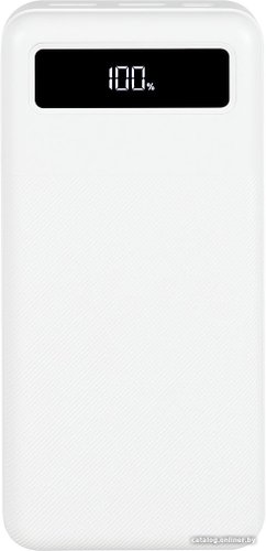 Внешний аккумулятор TFN Porta LCD PD 22.5W 30000mAh (белый)