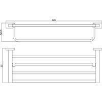 Полка для полотенца Belz B90224