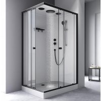 Душевая кабина AM.PM X-Joy 120x80 W94C-403-12080BT (черный матовый/прозрачное стекло)