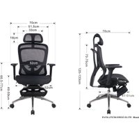 Офисное кресло Evolution Ergo Elite (черный)