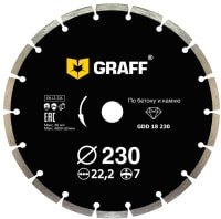 

Отрезной диск алмазный GRAFF 18230