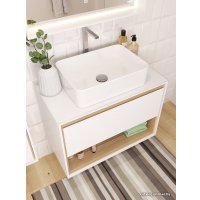  Cersanit Тумба под умывальник со столешницей Louna 80 SZ-LOU80-BL/WH