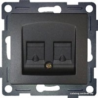 Розетка компьютерная Hermano Electric V-128DP(b)