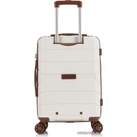 Чемодан-спиннер L'Case Singapore 57 см (кремовый беж)