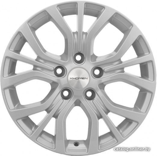 Литые диски Khomen KHW1608 16x6.5 5x112мм DIA 66.6мм ET 40мм F-Silver