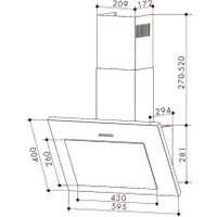 Кухонная вытяжка Exiteq EX-1496 (черный)