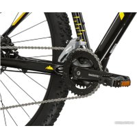 Велосипед Kross Level 2.0 29 L/19" 2024 (черный/желтый глянцевый)