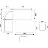 Обеденная группа Премиум Оптима (крафт табачный/обивка микровелюр №465)