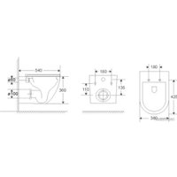 Унитаз подвесной AV Engineering Comfort X3 AVWHR203X3