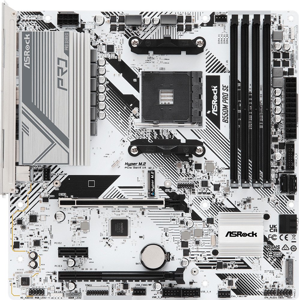 

Материнская плата ASRock B550M Pro SE