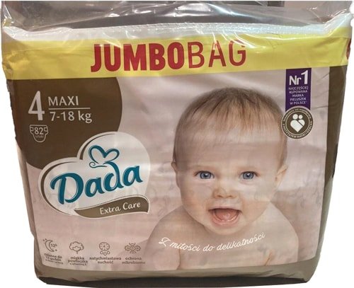 

Подгузники Dada Extra Care Maxi 4 Jumbo Bag (82 шт)