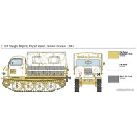 Сборная модель Italeri 6549 Тягач Steyr RSO/01 with German Soldiers