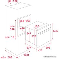Электрический духовой шкаф TEKA HBB 720 (черный) [41560200]