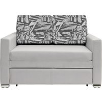 Диван Krones Афродита 195x100 (велюр светло-серый/рисунок темно-серый)