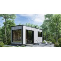 Русская баня Модуль Хаус Каркасная модульная Loft 15