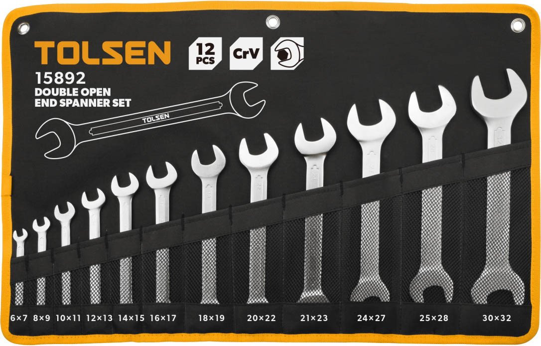 

Набор ключей Tolsen TT15892 (12 предметов)