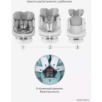 Детское автокресло Rant Nitro Isofix UB619 (серый/мятный)