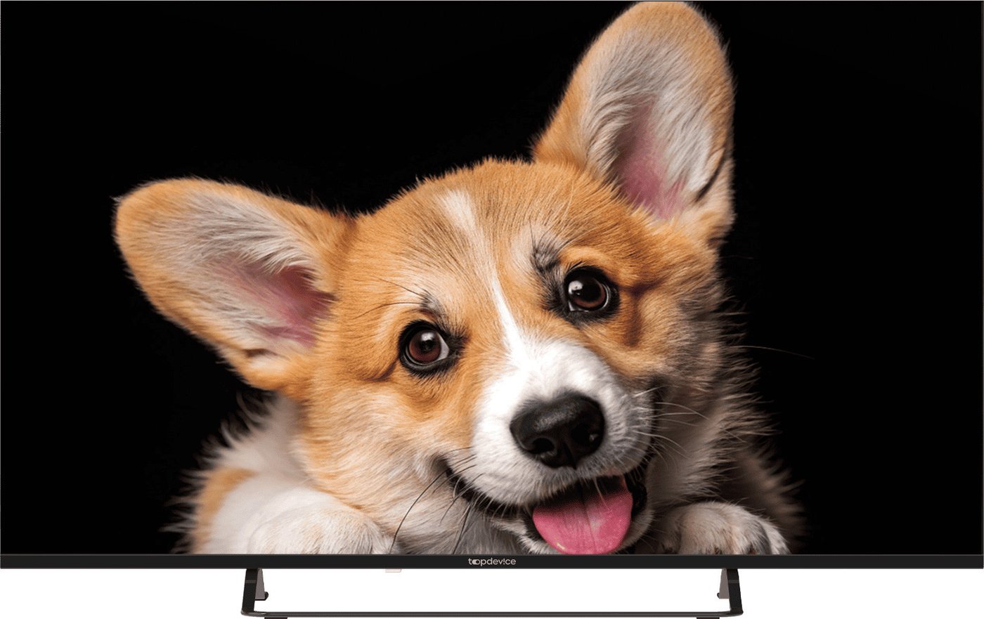 Телевизор Topdevice 50 SMART TV YаOS 03 (черный)