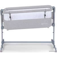 Приставная детская кроватка KinderKraft Neste Air (grey light melange)