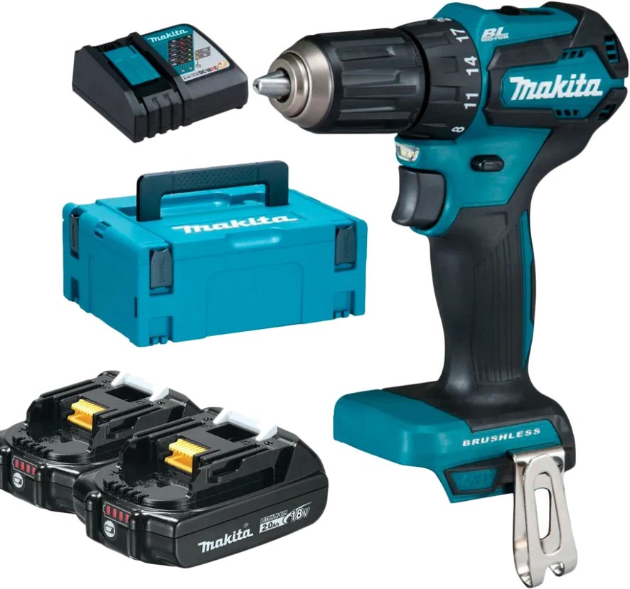 

Дрель-шуруповерт Makita DDF485RAJ (с 2-мя АКБ, кейс)