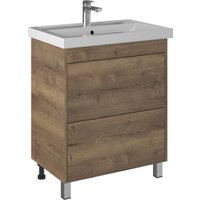  Briz Тумба с умывальником Риччи 70 360 03-08070-06 00 ВЕЛ (дуб веллингтон табак)