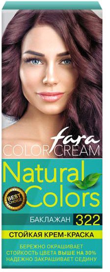 

Крем-краска Fara Natural Colors 322 баклажан 50 мл