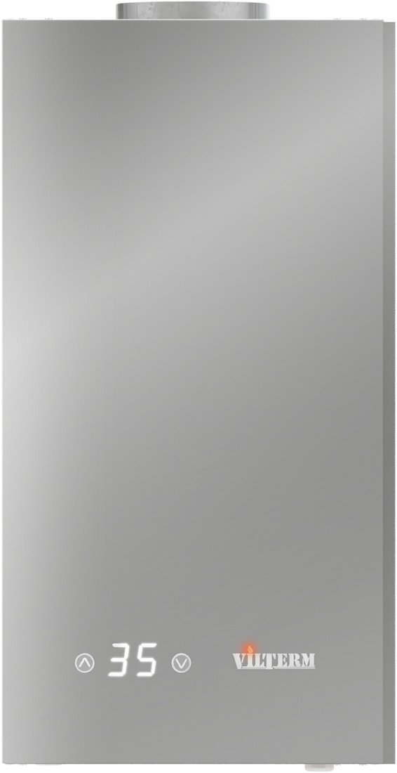 Газовая колонка VilTerm E11 Glass серебро