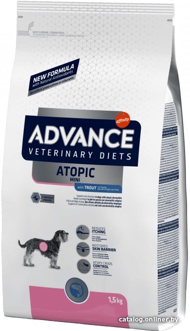 Сухой корм для собак Advance Atopic Mini 1.5 кг