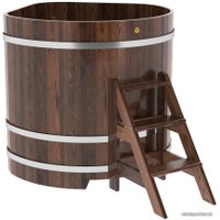 Купель Bentwood Угловая из мореной лиственницы (1.19x1.2 м)