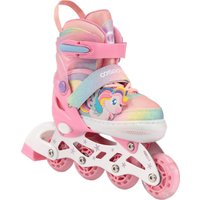 Роликовые коньки Cosmoride Cleo (р-р 35-38, белый/розовый)