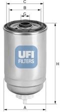 

Топливный фильтр UFI 2440100