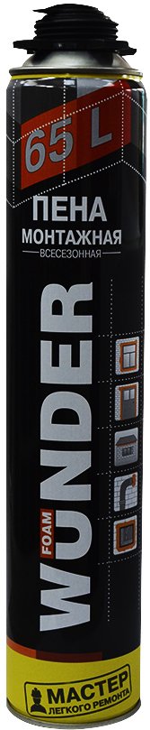 

Монтажная пена Wunder Foam профессиональная всесезонная (870 мл)
