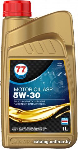 Моторное масло 77 Lubricants Motor Oil ASP 5W-30 1л