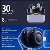 Наушники Яндекс Дропс (фиолетовый)