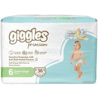Подгузники Giggles Premium Xlarge 6 Jumbo Pack (36 шт)