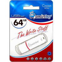 USB Flash SmartBuy 64GB Crown White (SB64GBCRW-W)