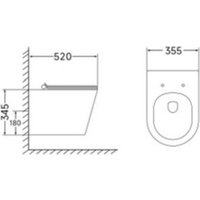 Унитаз подвесной Cerutti Faro Aria Tornado CT10833 в Гродно