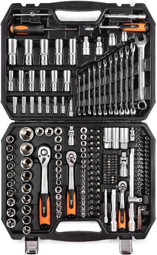 Универсальный набор инструментов КВТ НАИ-10/216 (216 предметов)