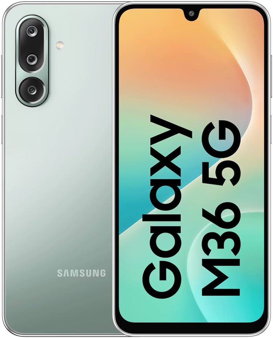

Телефон Samsung Galaxy M36 5G SM-M366B 6GB/128GB (зеленый)