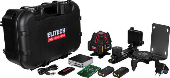 

Лазерный нивелир ELITECH HD Professional HD LN 8D Green 204735